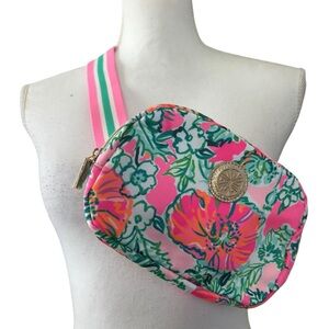 Lilly Pulitzer Belt Bag Soleil Pink Perfect Poppy 008806 new without tag
